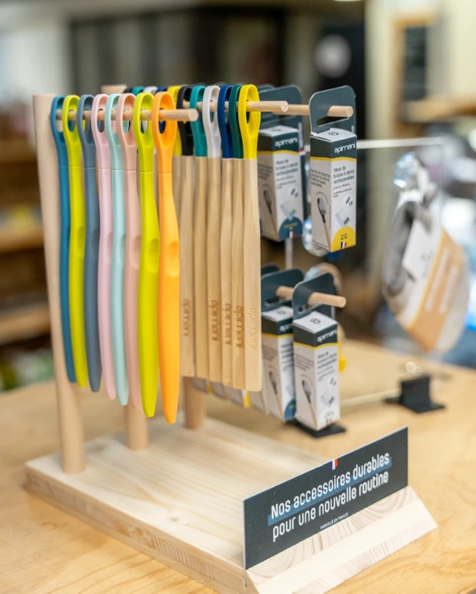 aide à la vente brosse à dents