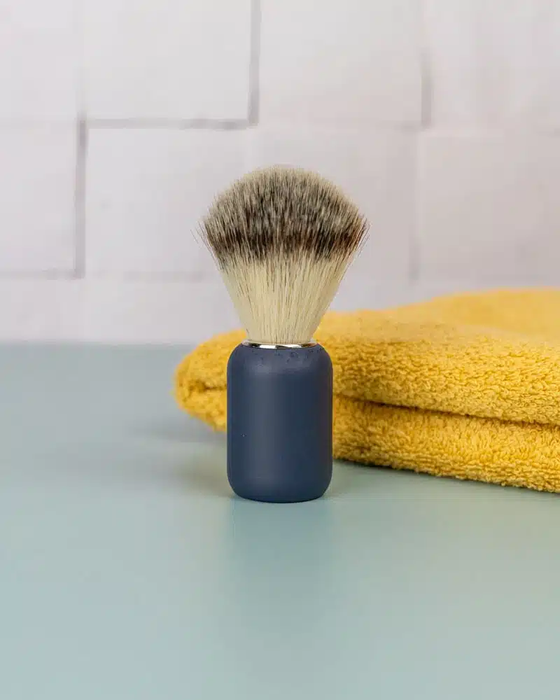 Lot de Blaireaux de rasage en bois – Bleu