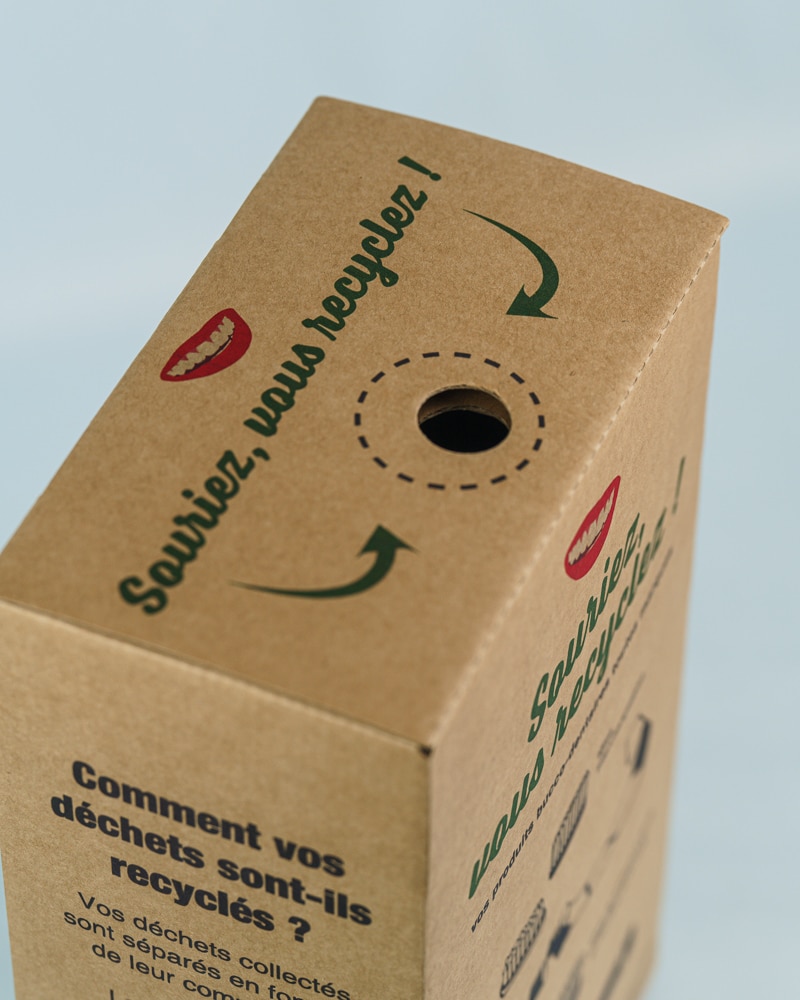 Acheter la boîte pour recycler les brosses à dents