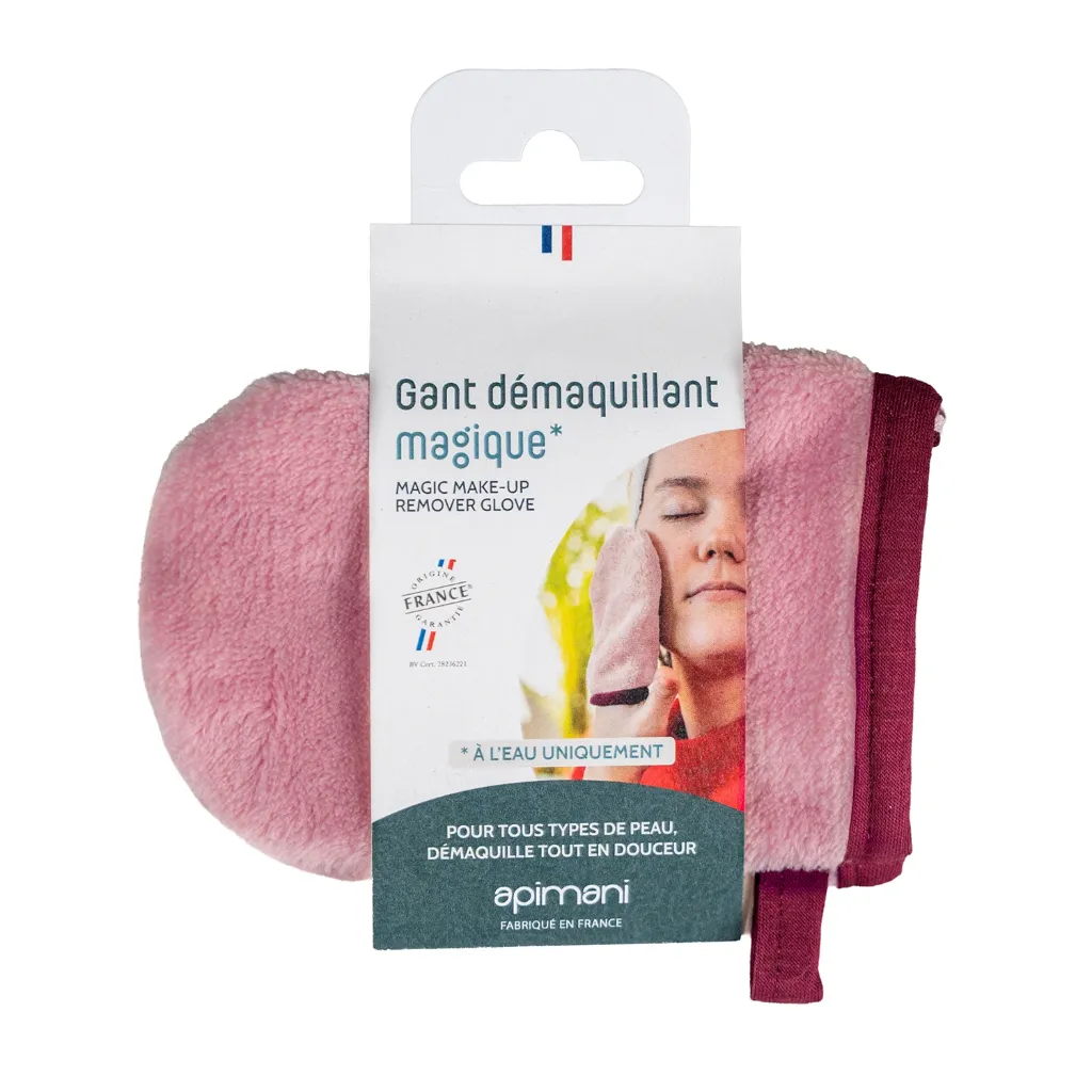[3701730802335] Gant démaquillant magique (Rose)