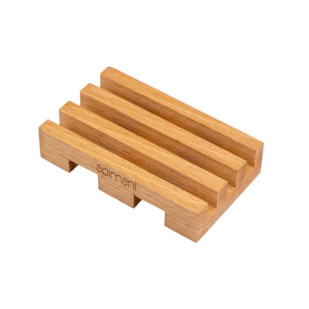 [3760365003180] Porte-savon en bois (Apimani (lot de 5))