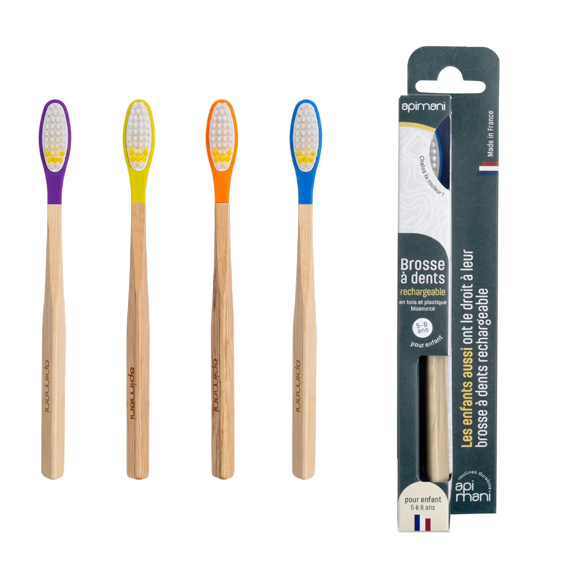 Brosse à dents rechargeable - bois