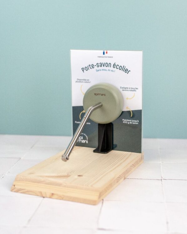 Présentoir pour porte-savon écolier